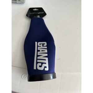 NWT NFL NY Giants Insulated Bottle Sleeve Cover with Zipper